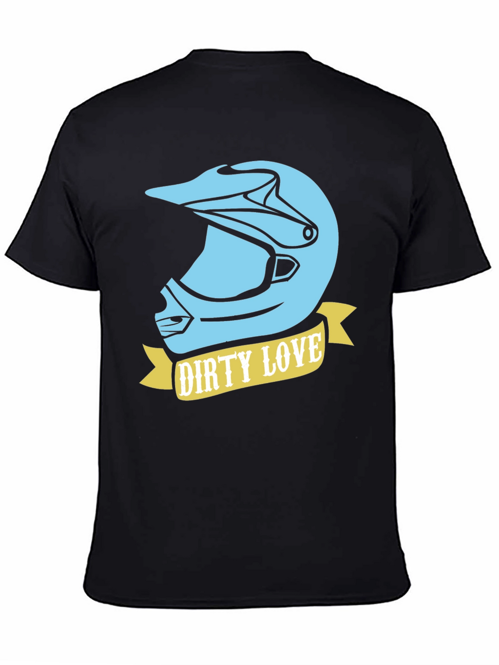 Dirty Love Motocross Helmet Graphic Tee