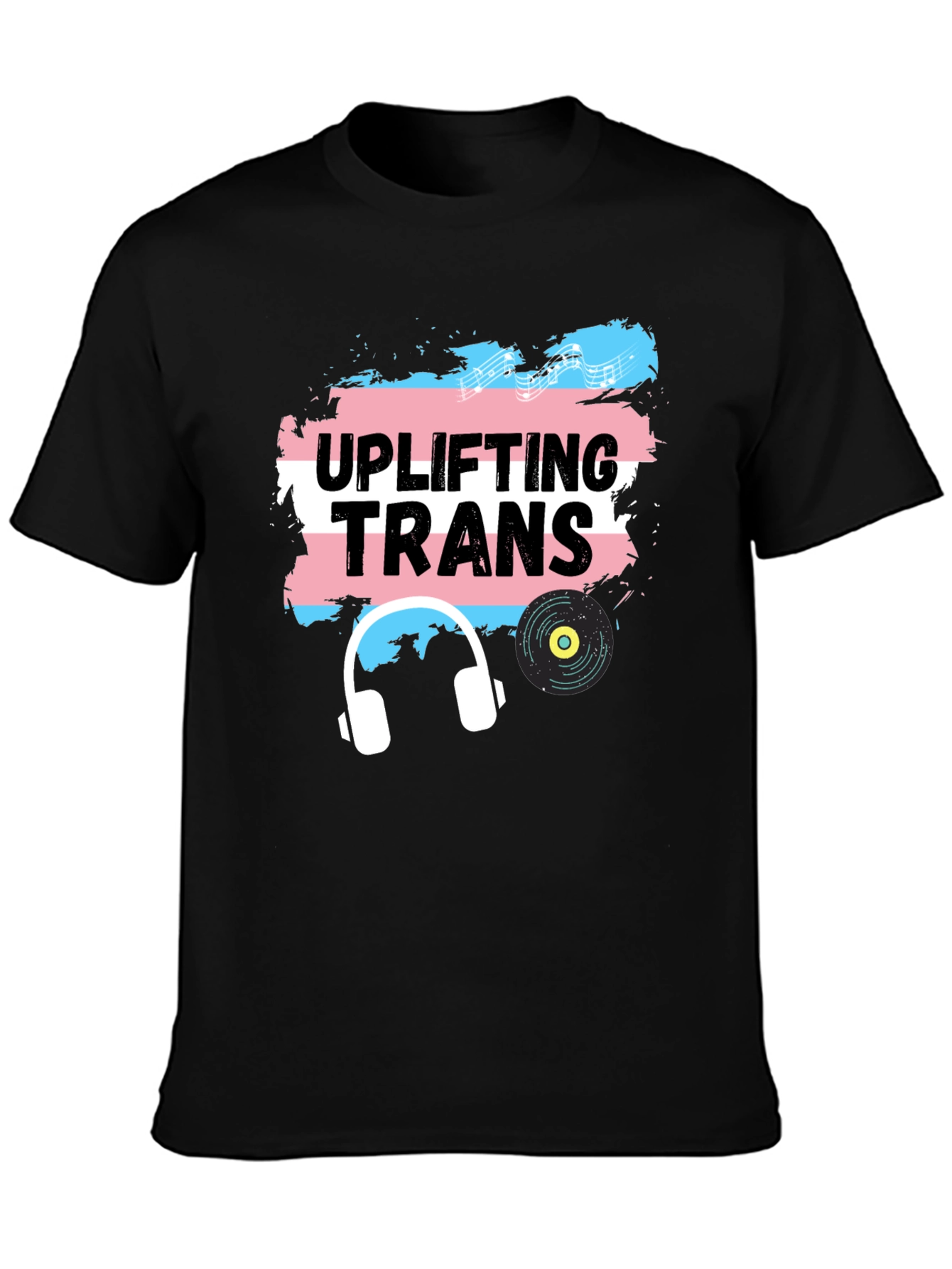 Uplifting Trans T-Shirt - Music & Pride