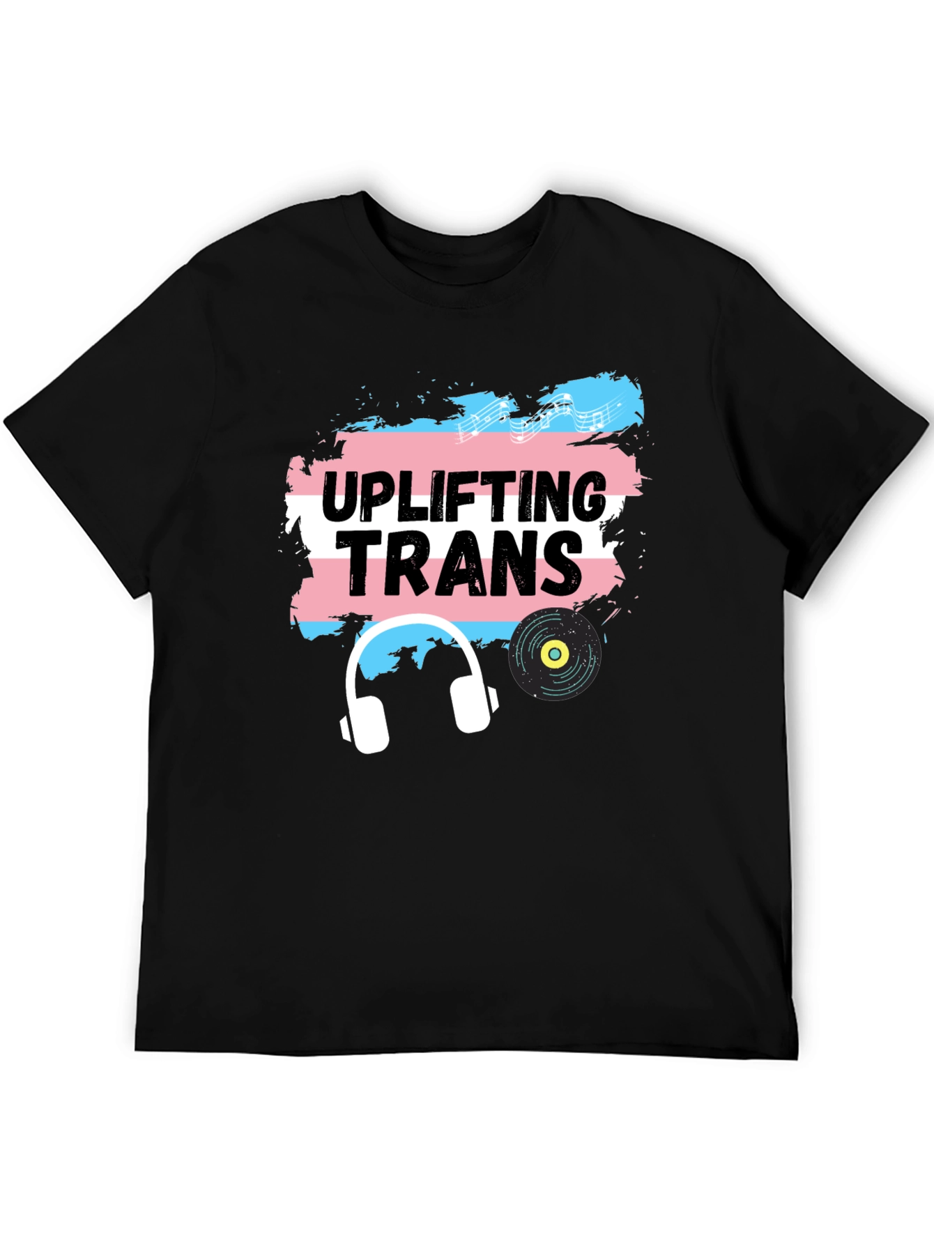 Uplifting Trans T-Shirt - Music & Pride