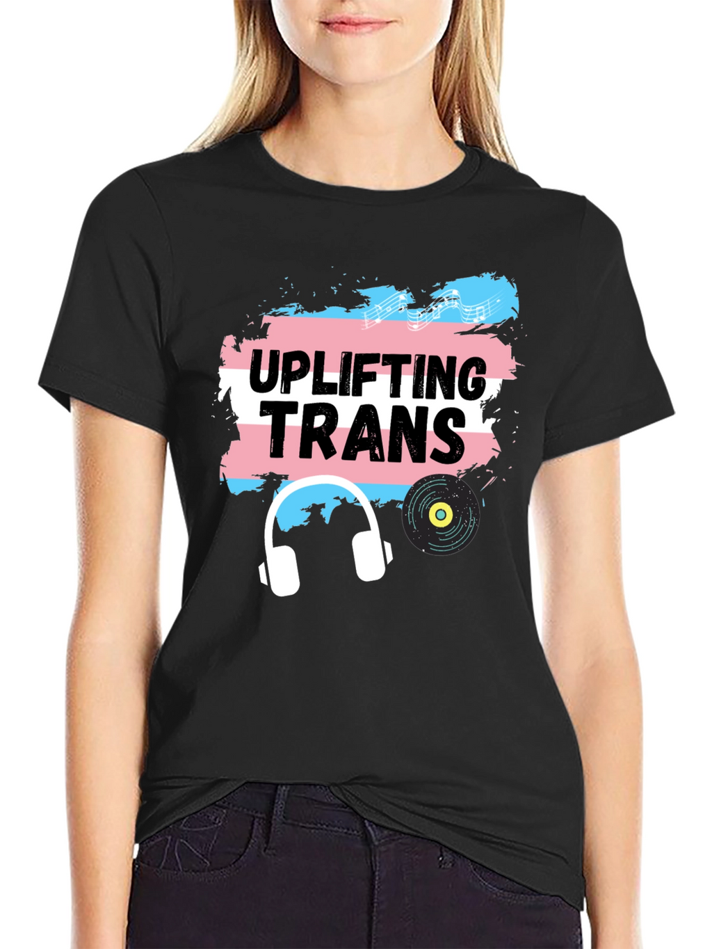Uplifting Trans T-Shirt - Music & Pride
