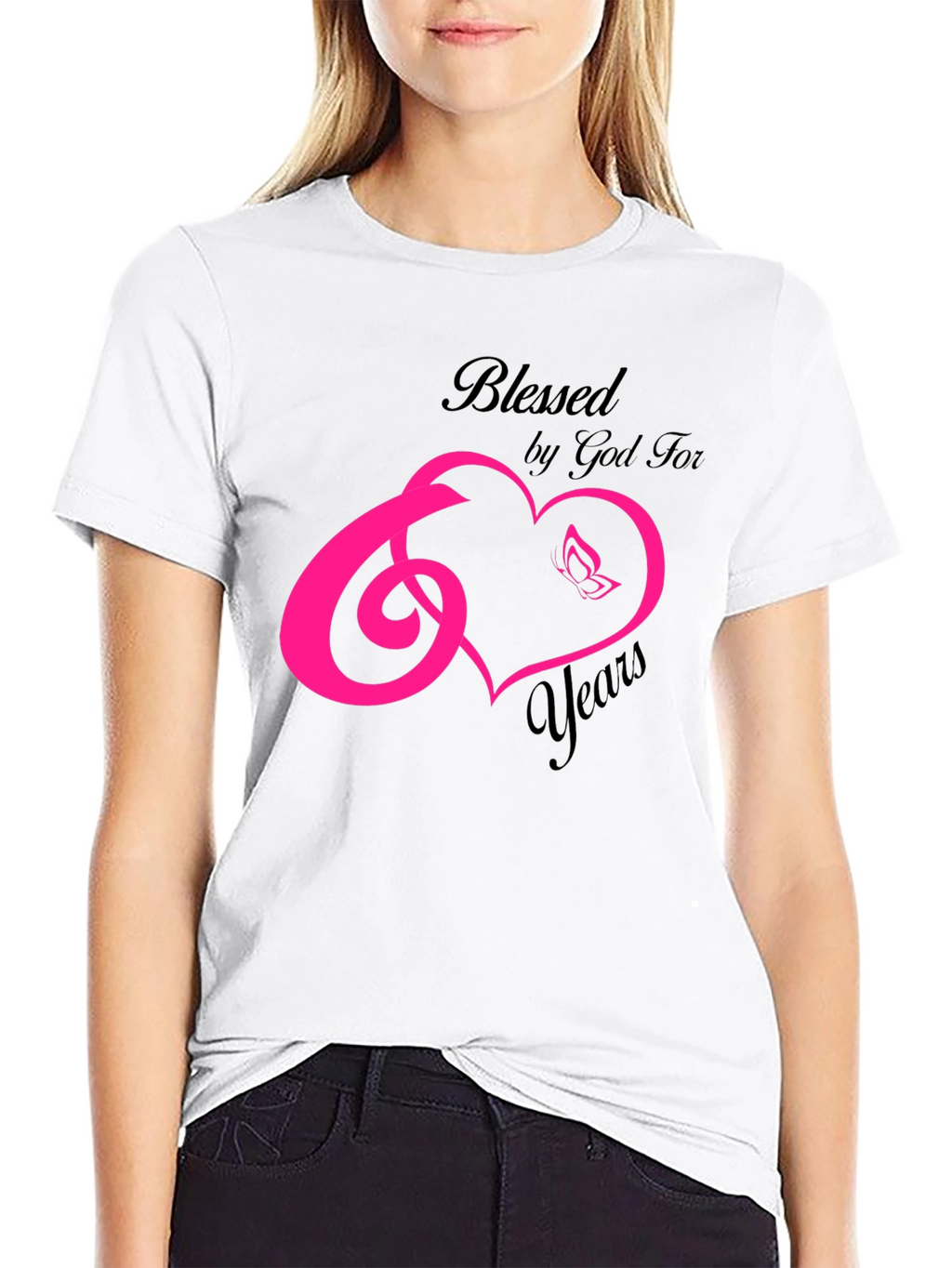Blessed by God 60 Years Birthday T-Shirt