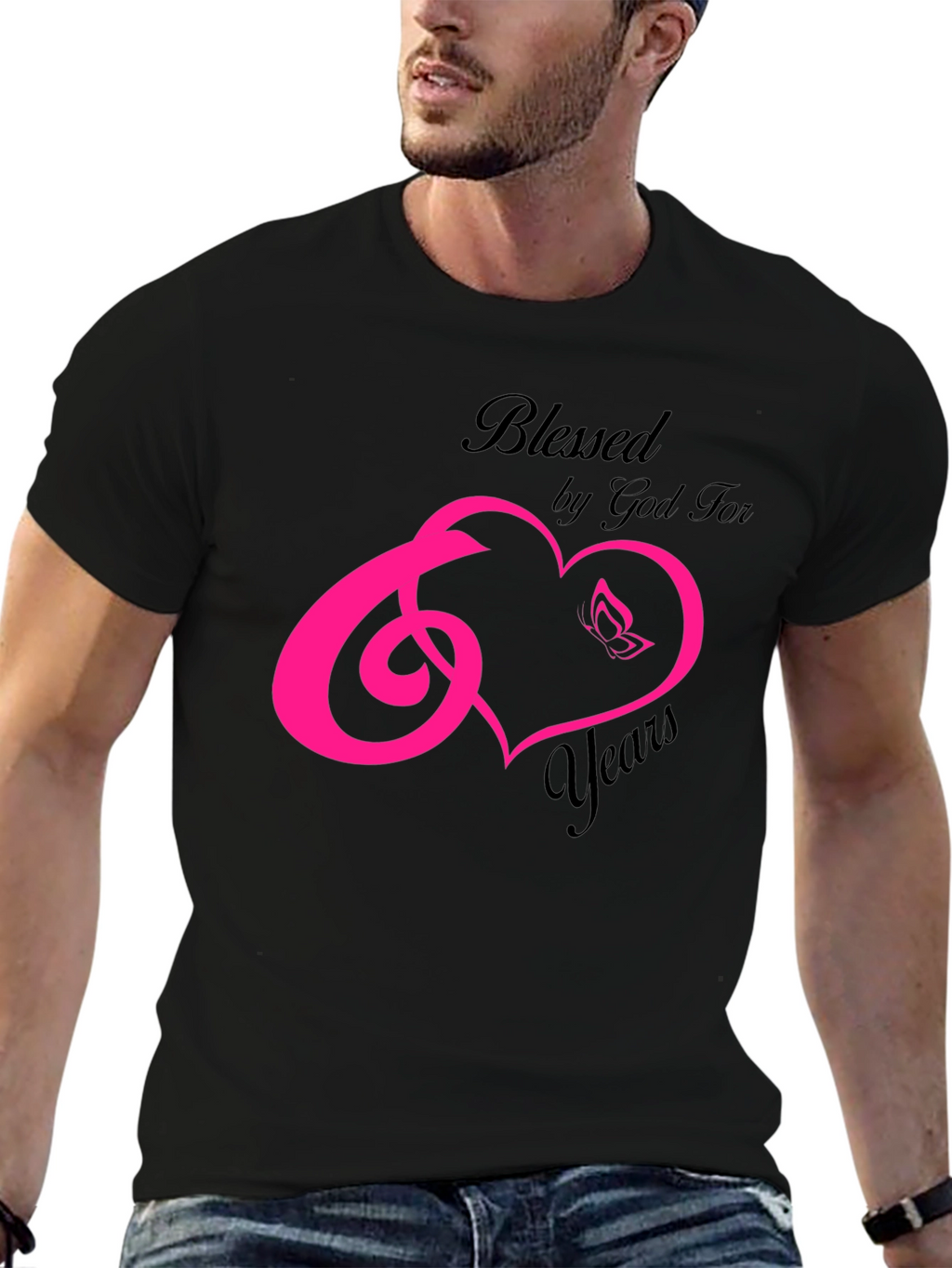 Blessed by God 60 Years Birthday T-Shirt