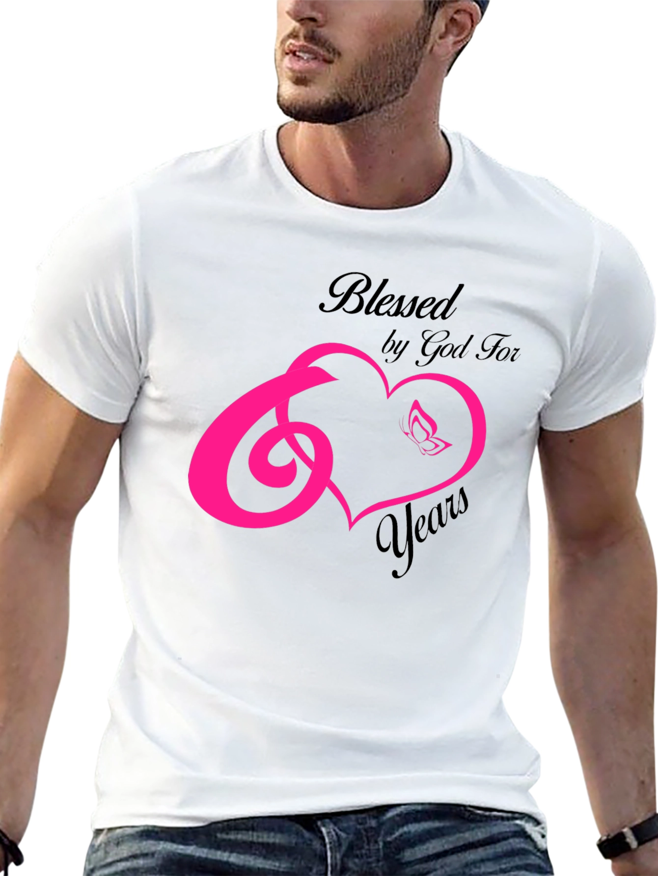 Blessed by God 60 Years Birthday T-Shirt