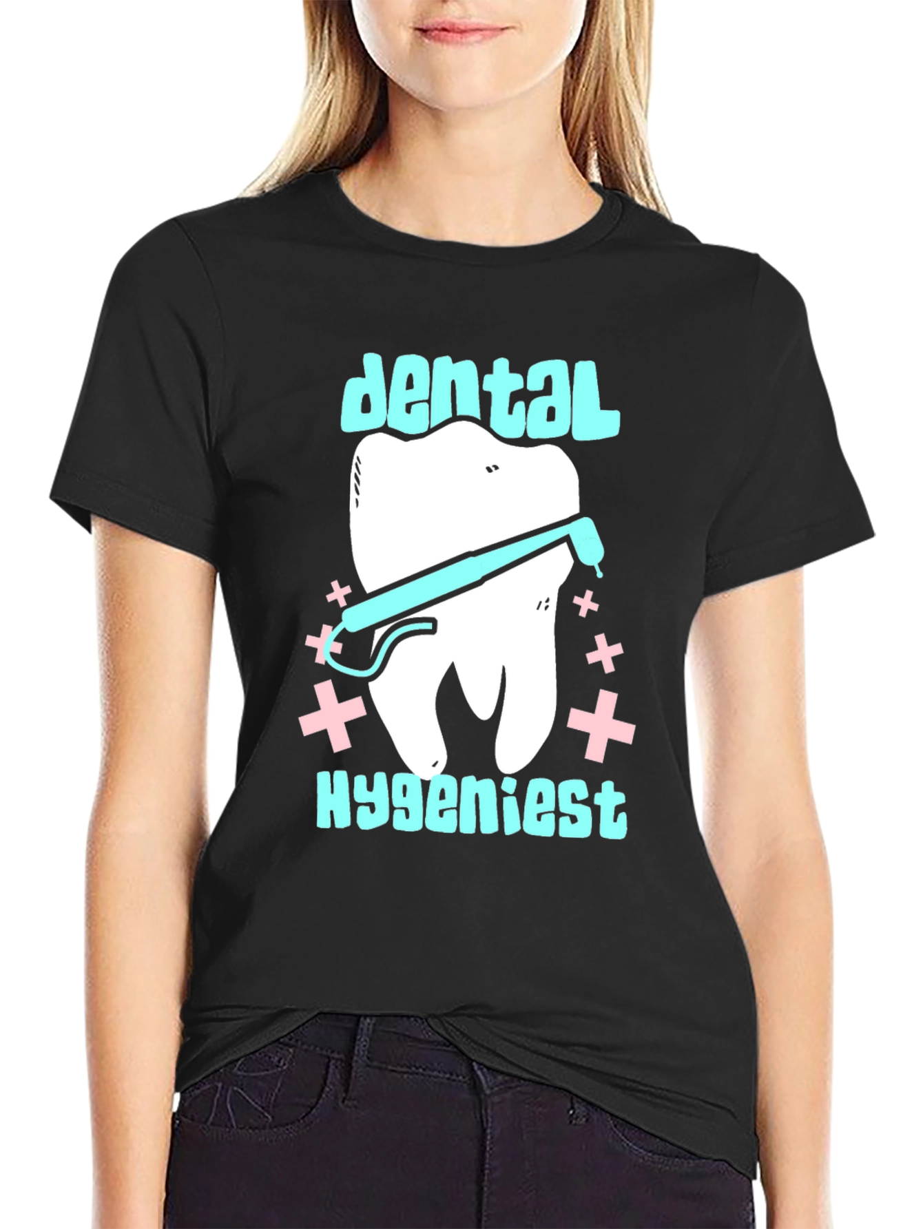 Dental Hygienist T-Shirt - Funny Tooth Design Tee