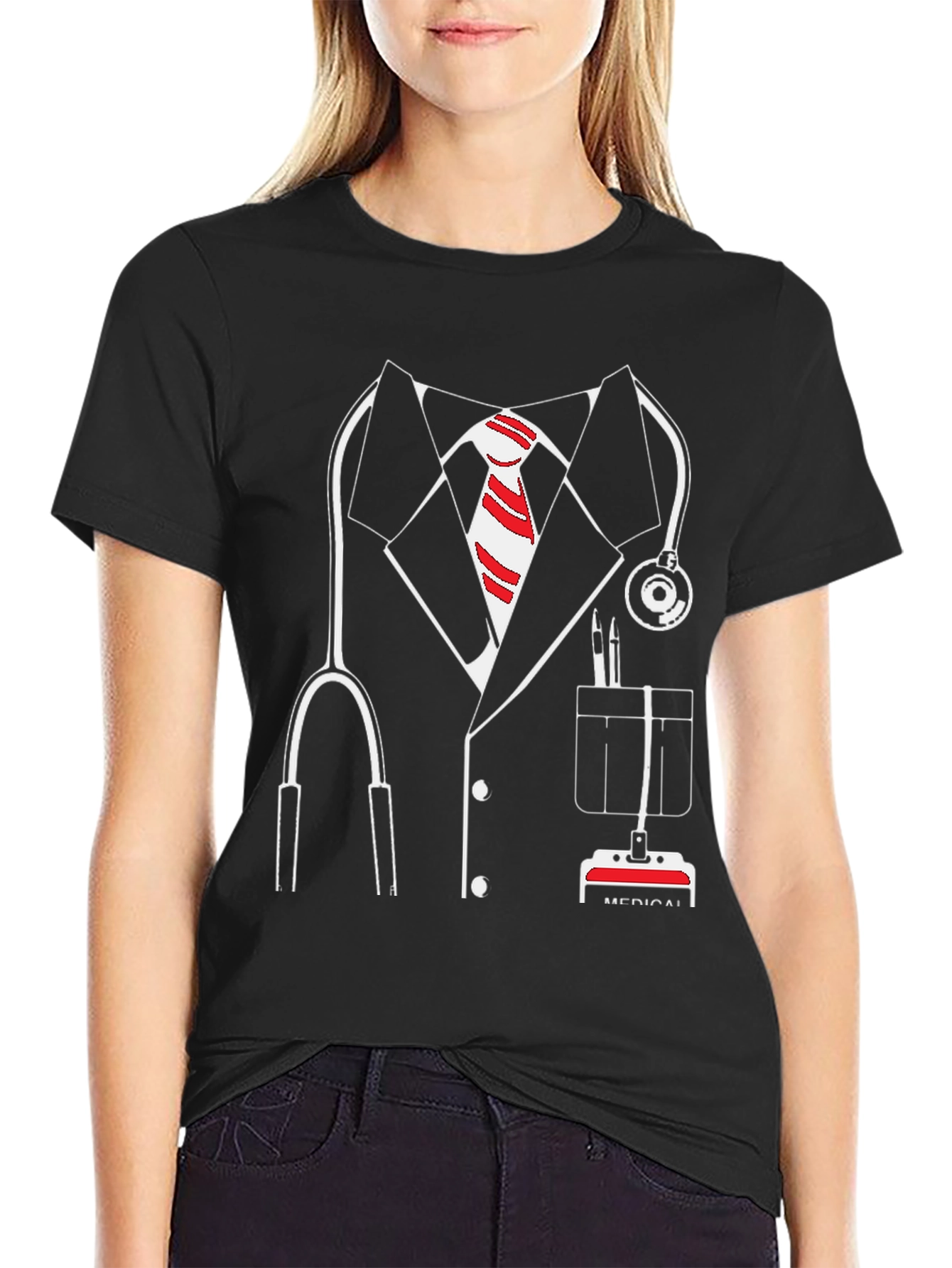 Doctor Costume T-Shirt - Medical Professional Design