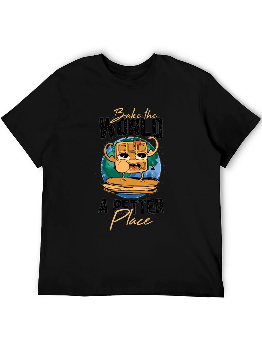 Bake the World Better Waffle T-Shirt
