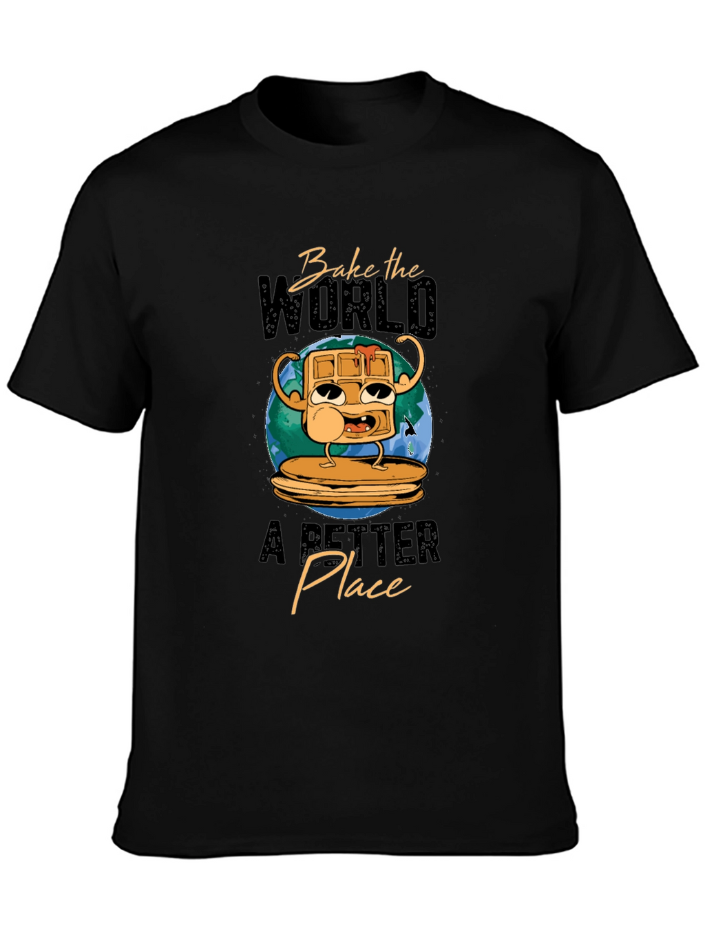 Bake the World Better Waffle T-Shirt