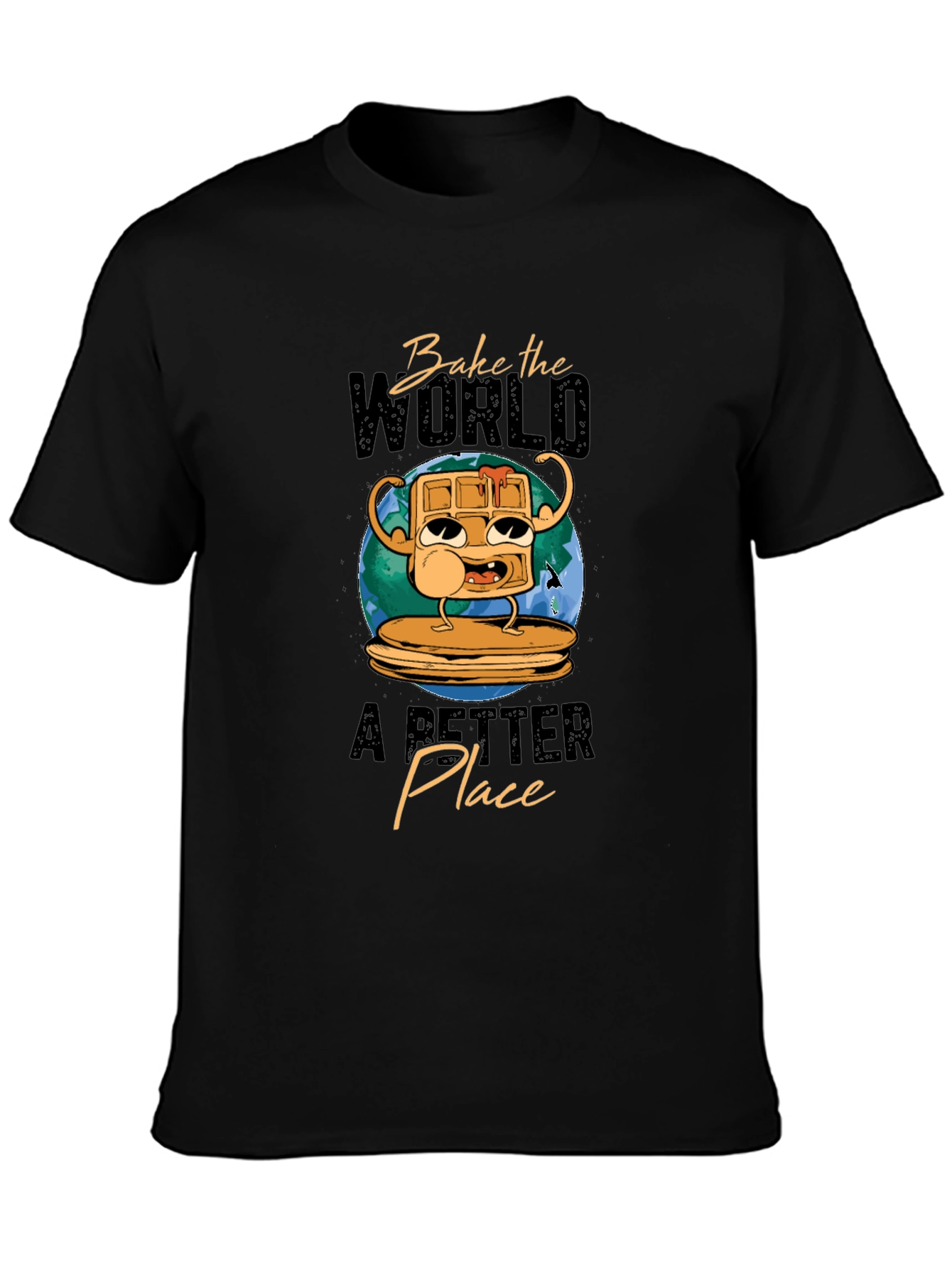Bake the World Better Waffle T-Shirt