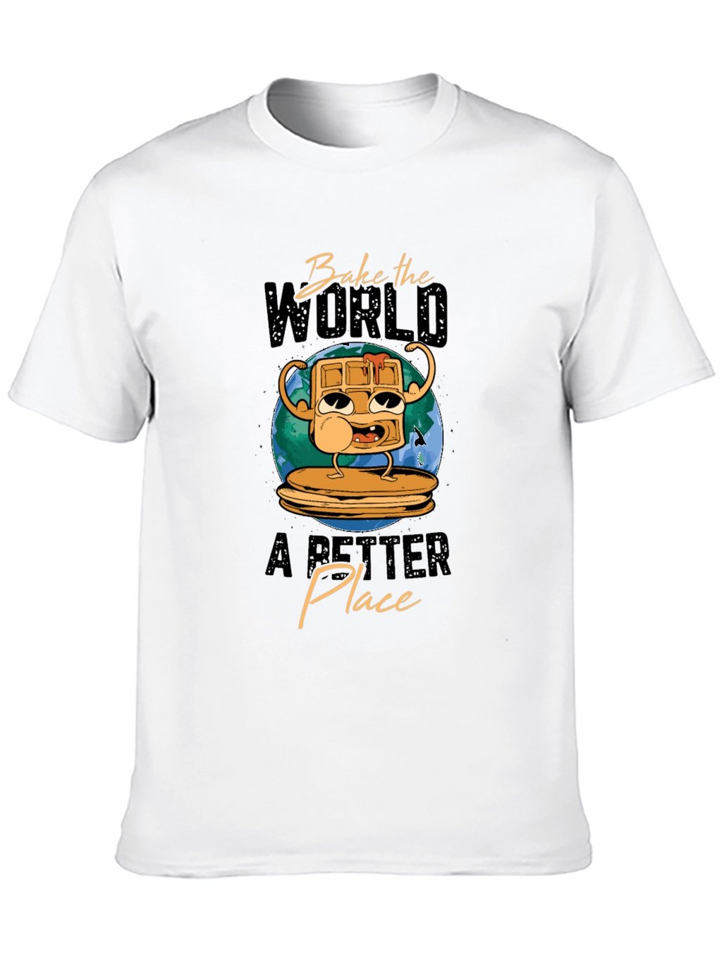Bake the World Better Waffle T-Shirt