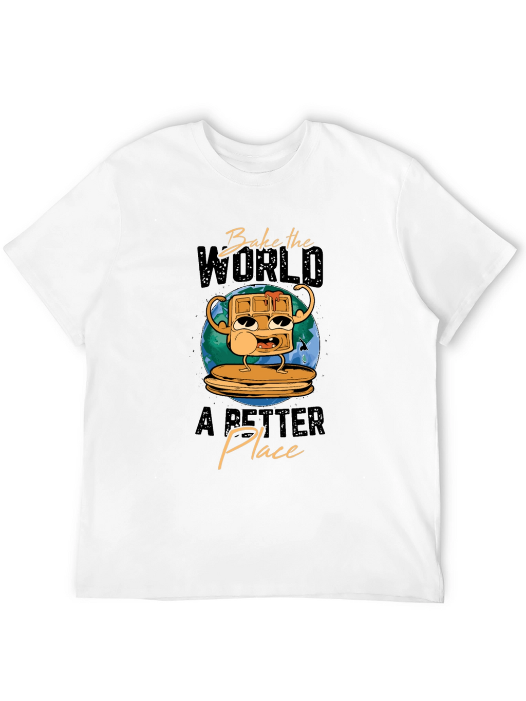 Bake the World Better Waffle T-Shirt