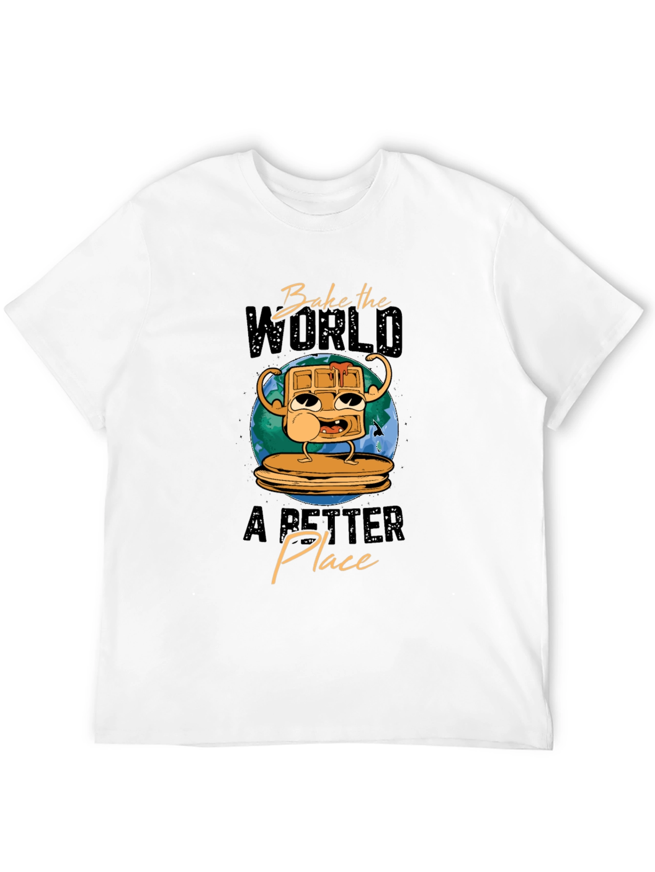 Bake the World Better Waffle T-Shirt