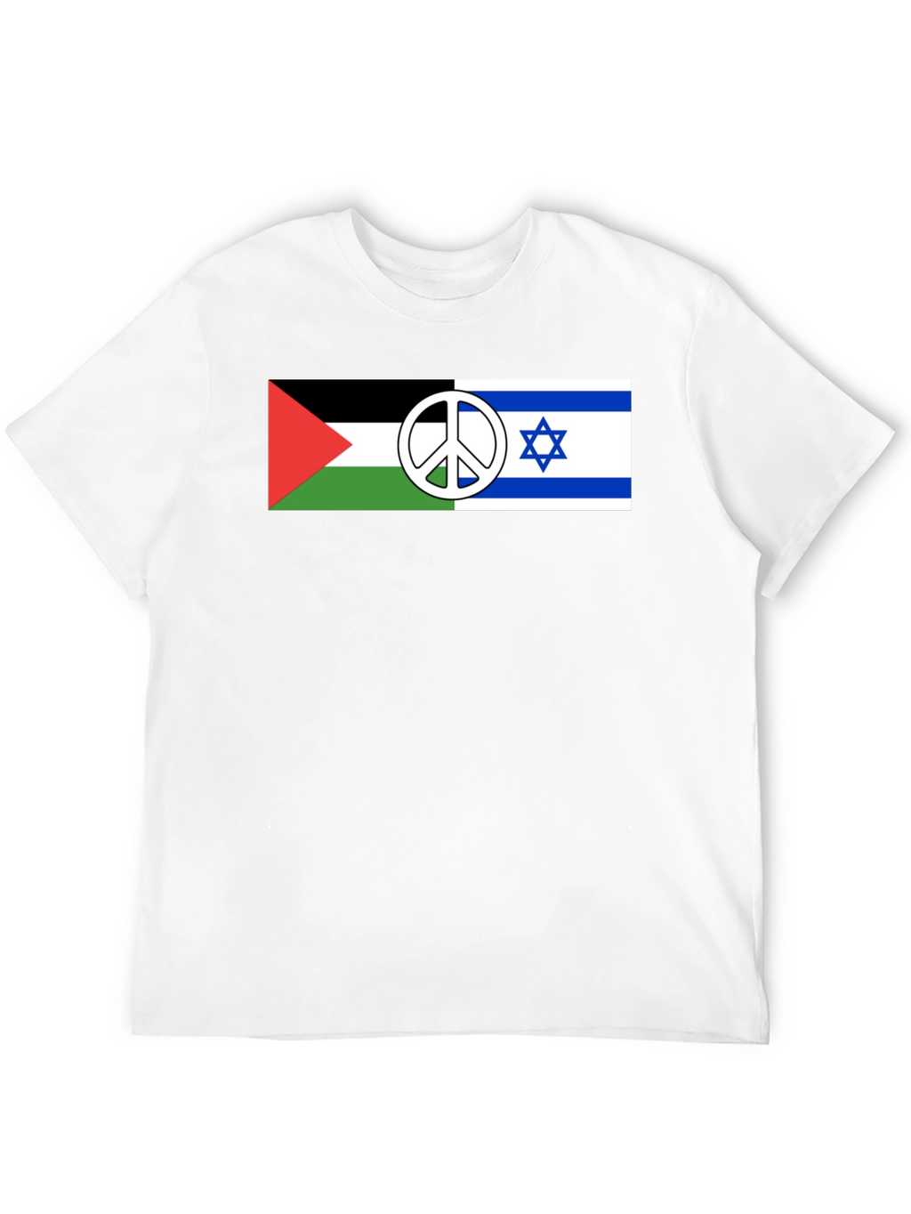 Palestine Israel Peace T-Shirt Black