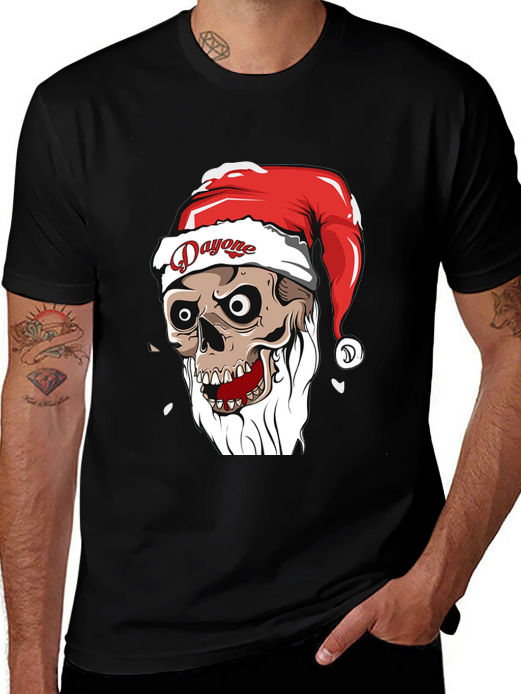 Zombie Santa T-Shirt - Dayone Design