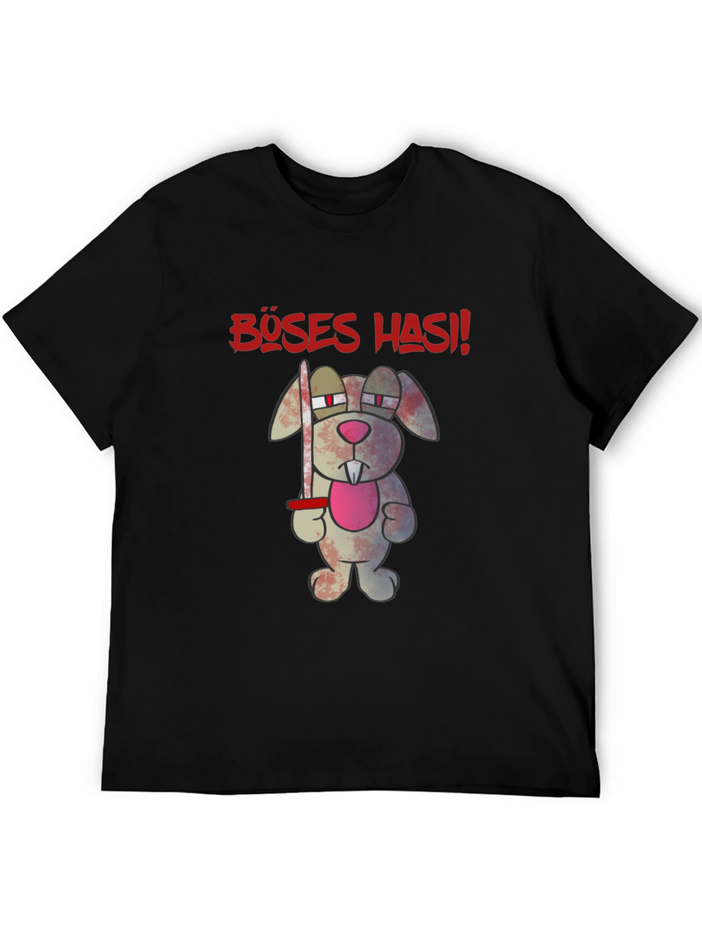 Böses Hasi T-Shirt - Evil Zombie Bunny Tee