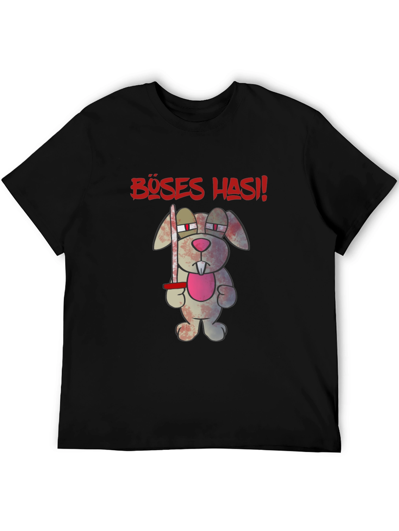 Böses Hasi T-Shirt - Evil Zombie Bunny Tee