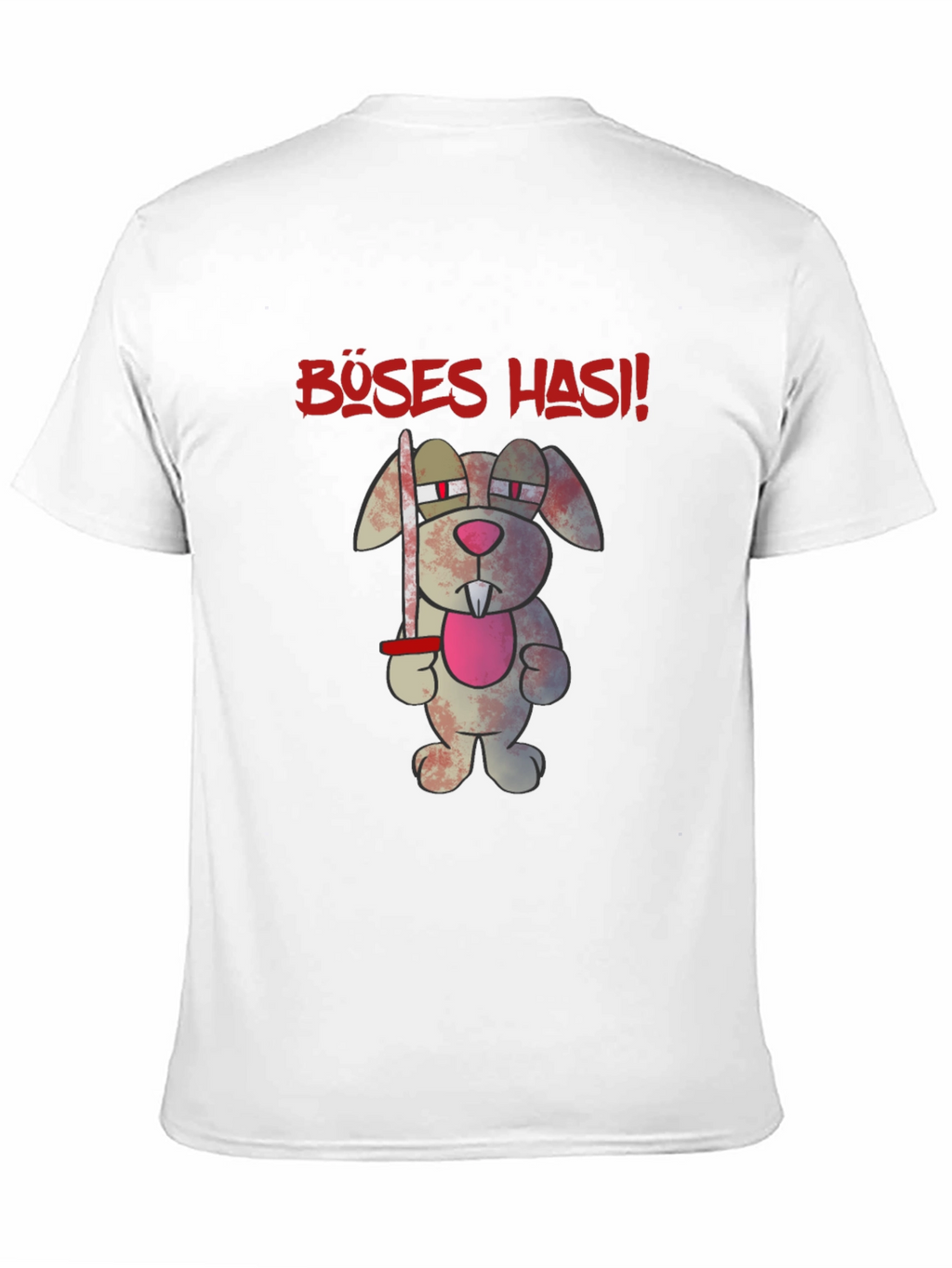 Böses Hasi T-Shirt - Evil Zombie Bunny Tee