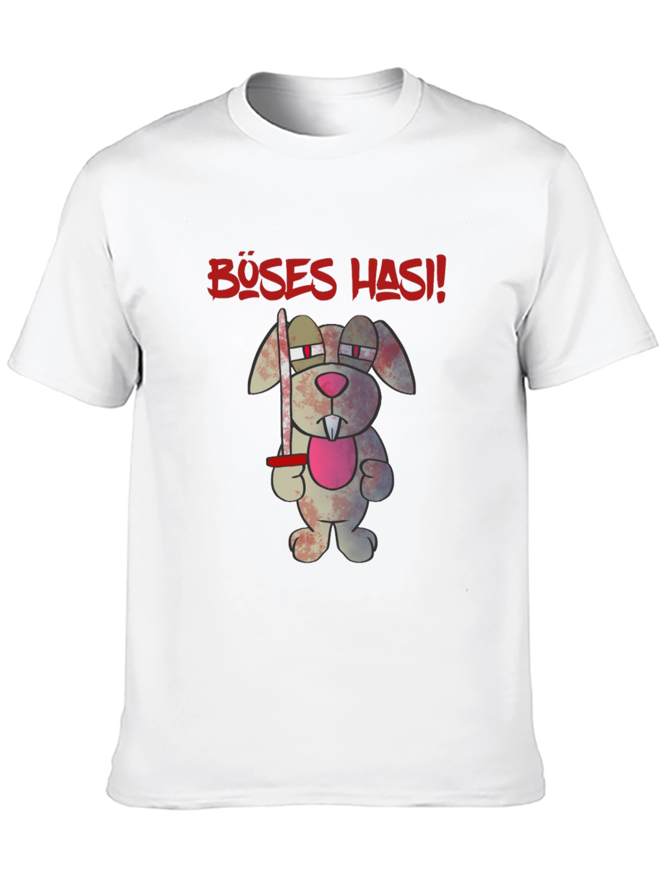 Böses Hasi T-Shirt - Evil Zombie Bunny Tee