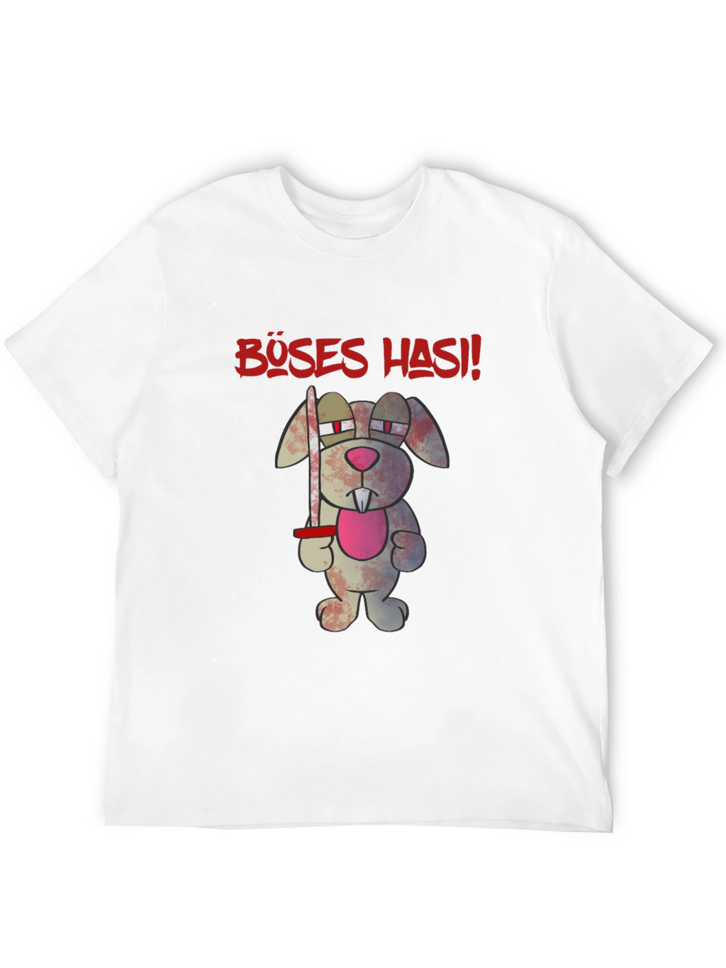 Böses Hasi T-Shirt - Evil Zombie Bunny Tee