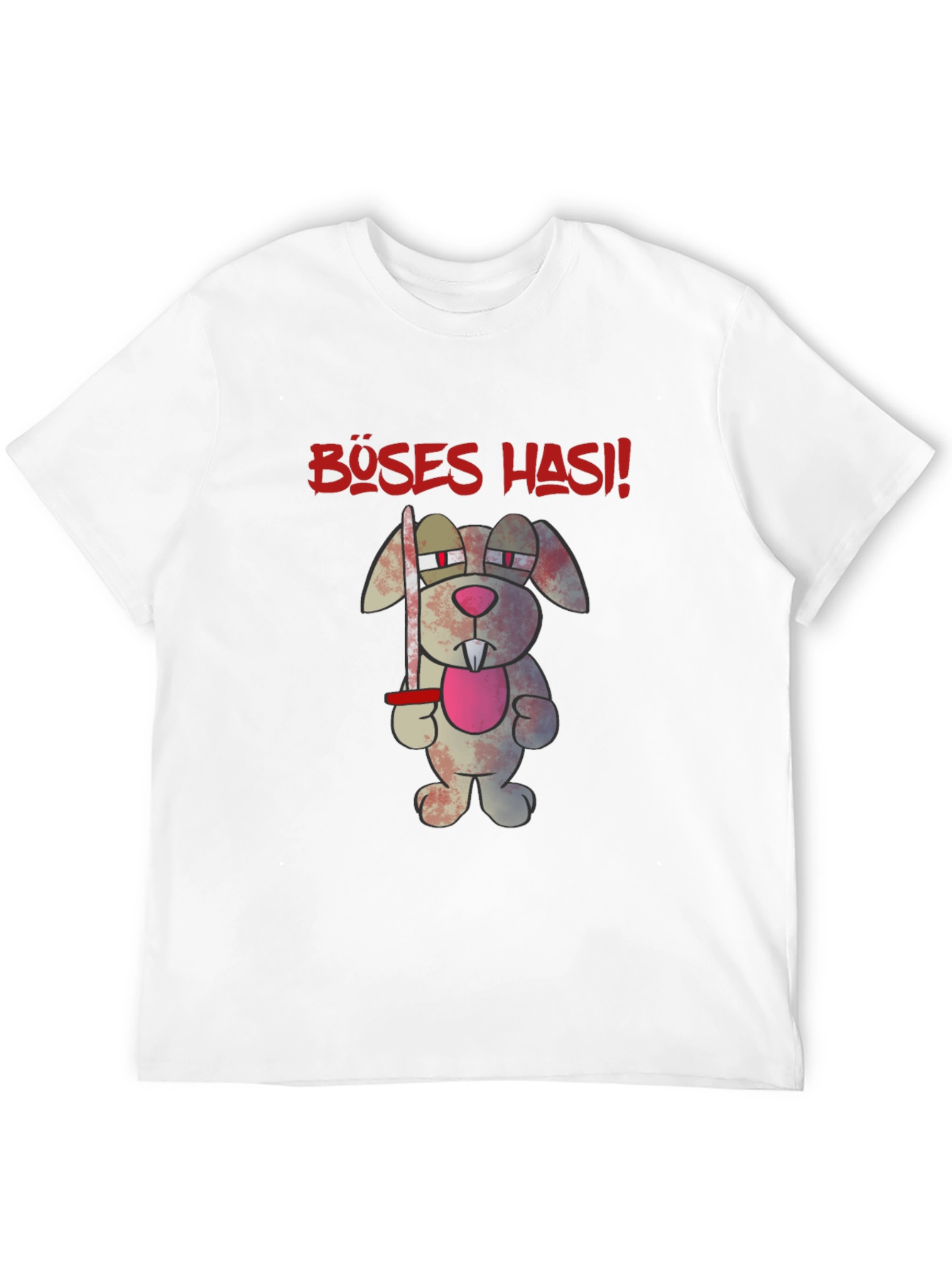 Böses Hasi T-Shirt - Evil Zombie Bunny Tee
