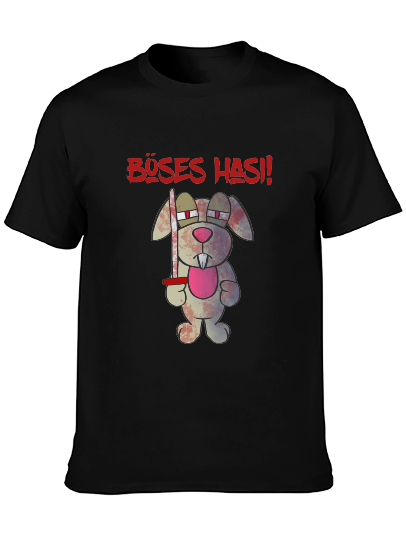 Böses Hasi T-Shirt - Evil Zombie Bunny Tee