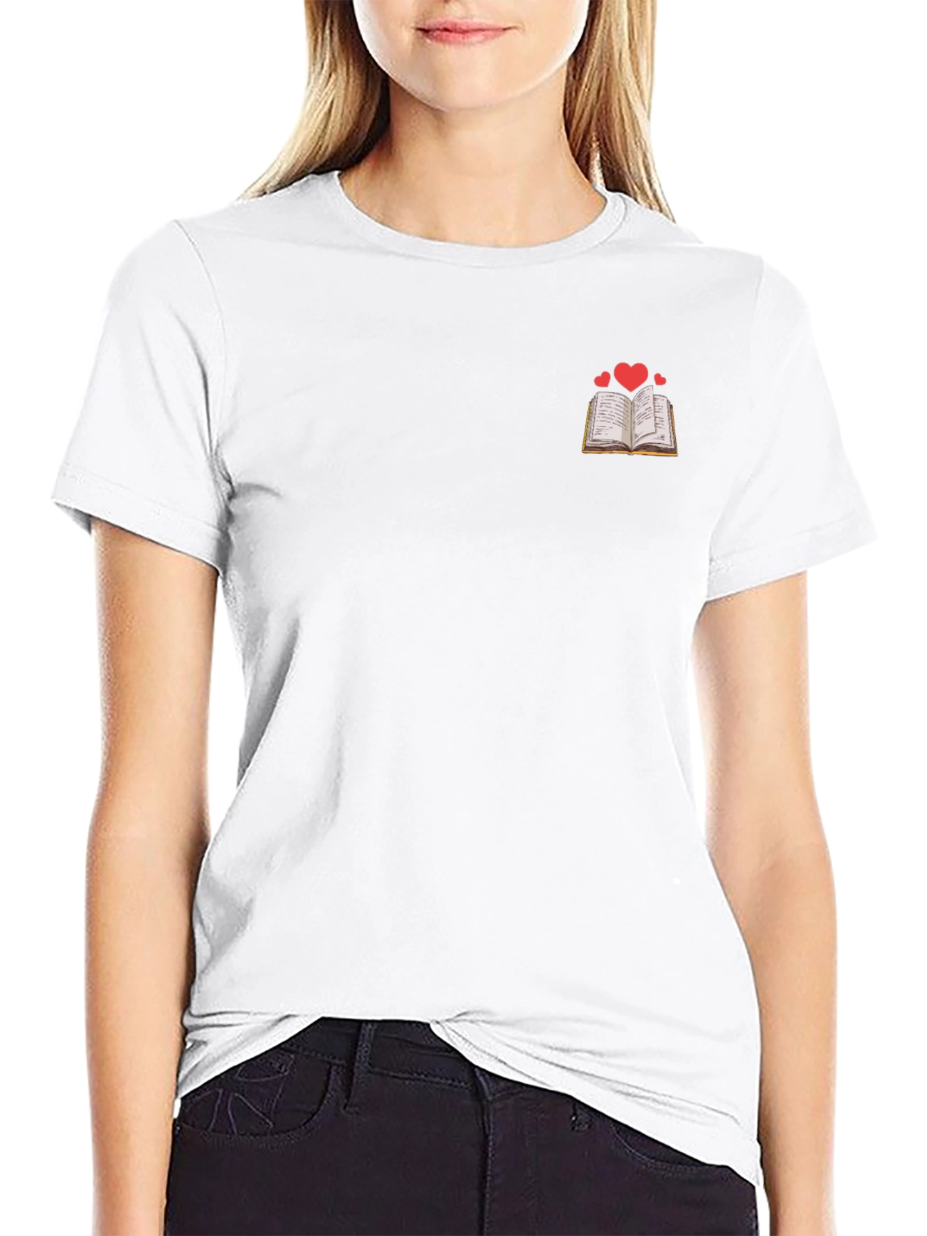 Bookworms Heart Tee - Stylish & Literary