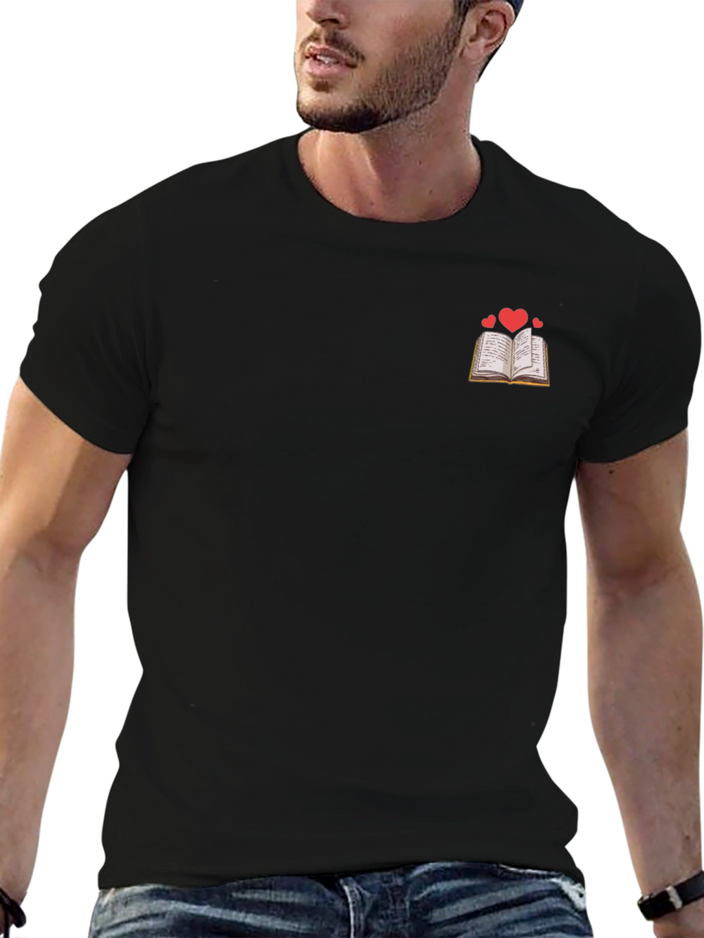 Bookworms Heart Tee - Stylish & Literary