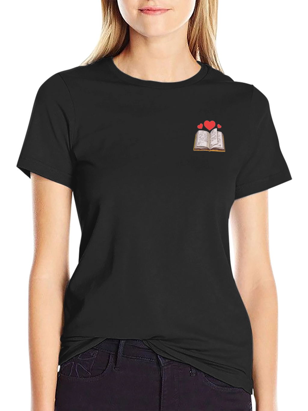 Bookworms Heart Tee - Stylish & Literary