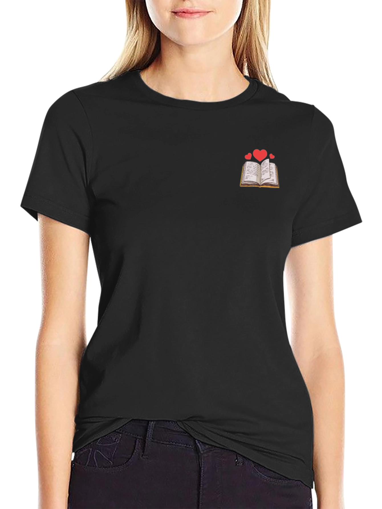 Bookworms Heart Tee - Stylish & Literary