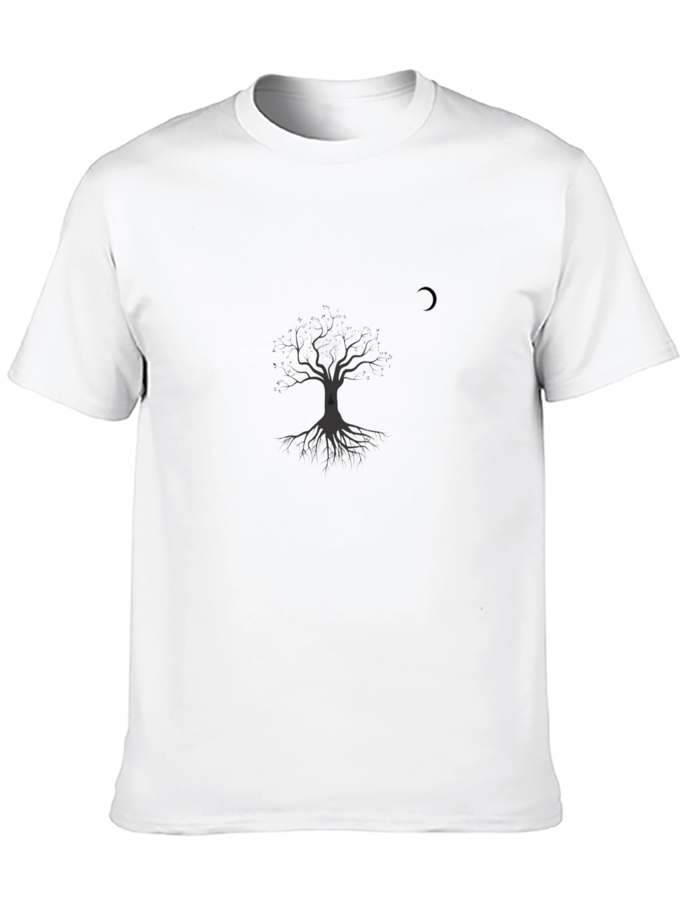 Mens Tree Graphic Black T-Shirt