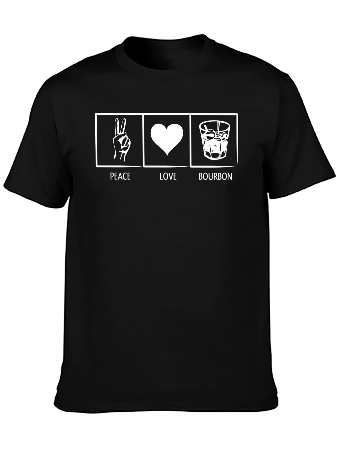 Peace Love Bourbon T-Shirt