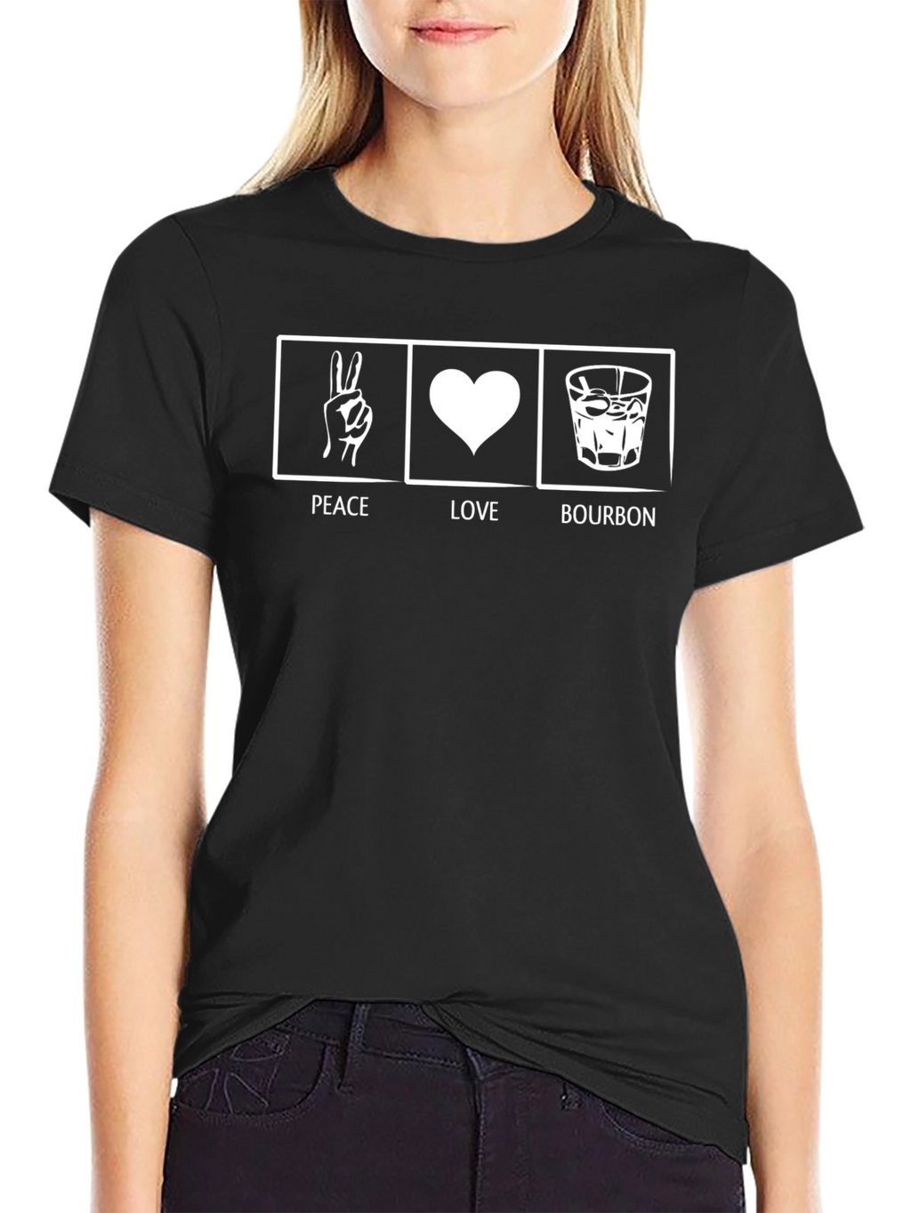 Peace Love Bourbon T-Shirt