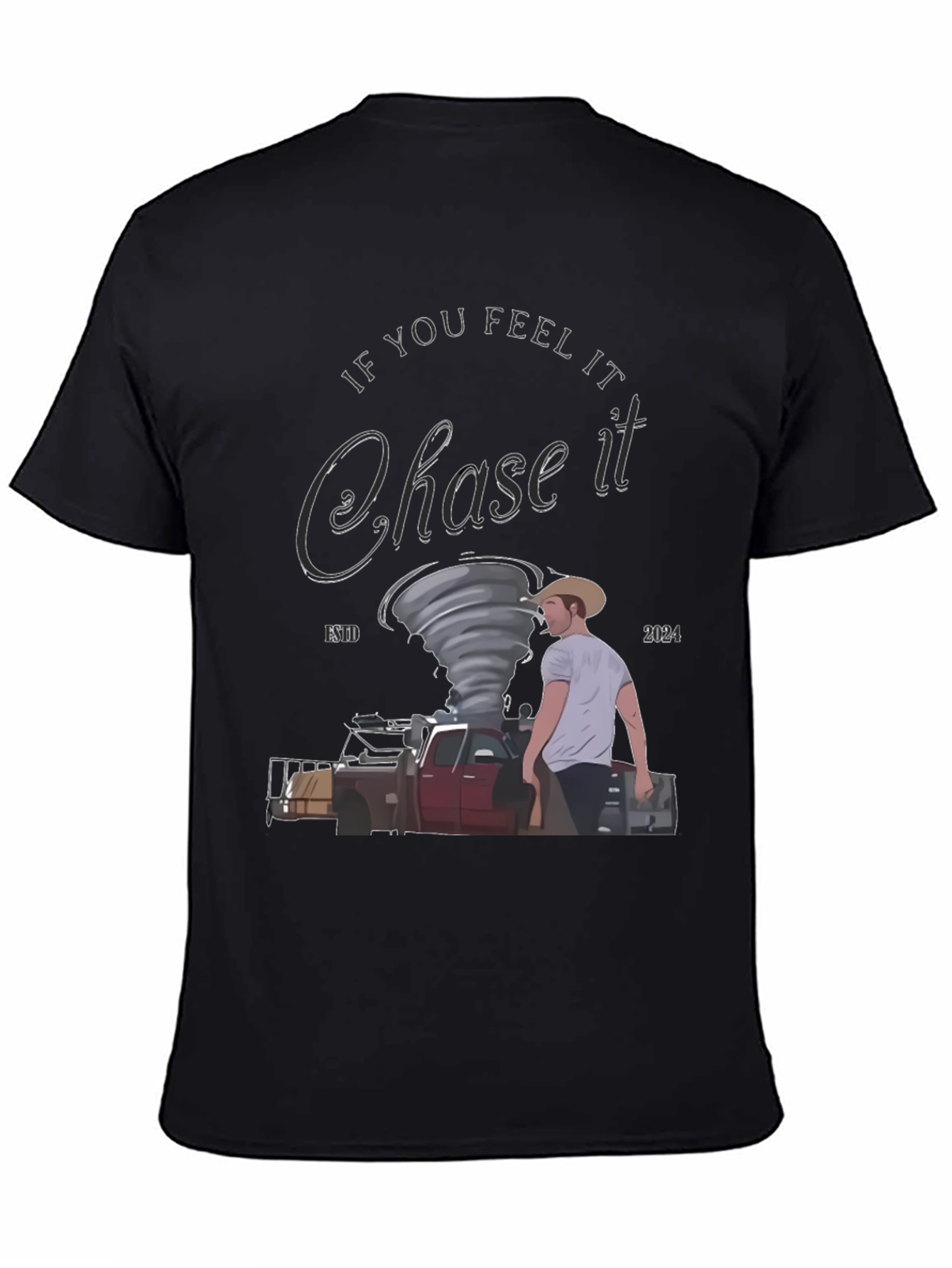 Chase It Tornado Graphic Tee - Unique Weather Chaser Shirt