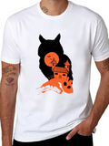 Spooky Owl House Halloween Graphic Tee