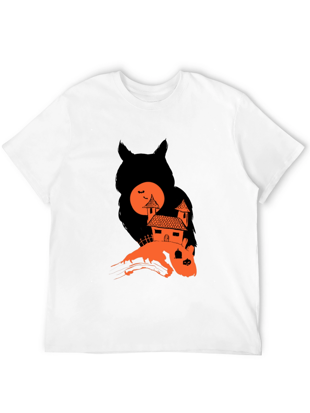 Spooky Owl House Halloween Graphic Tee