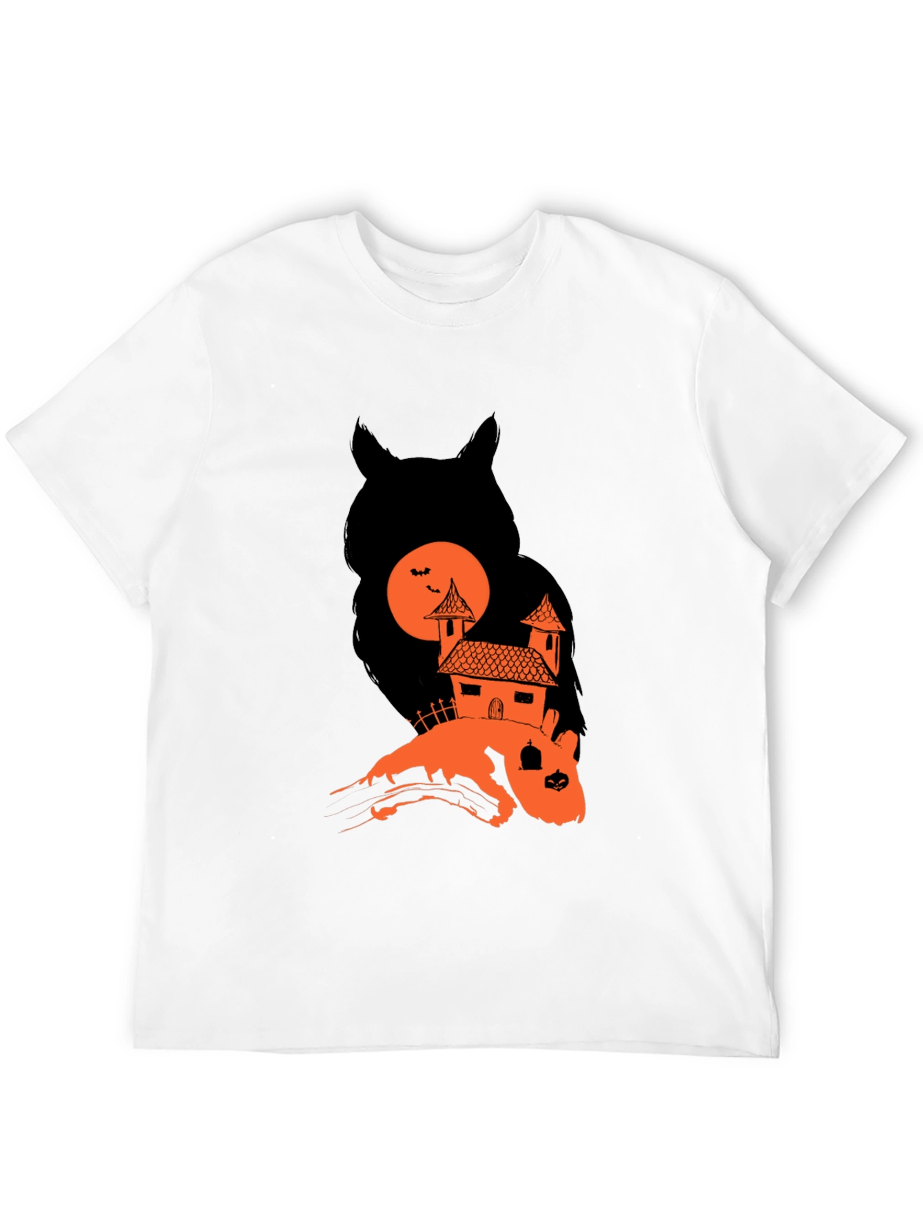 Spooky Owl House Halloween Graphic Tee