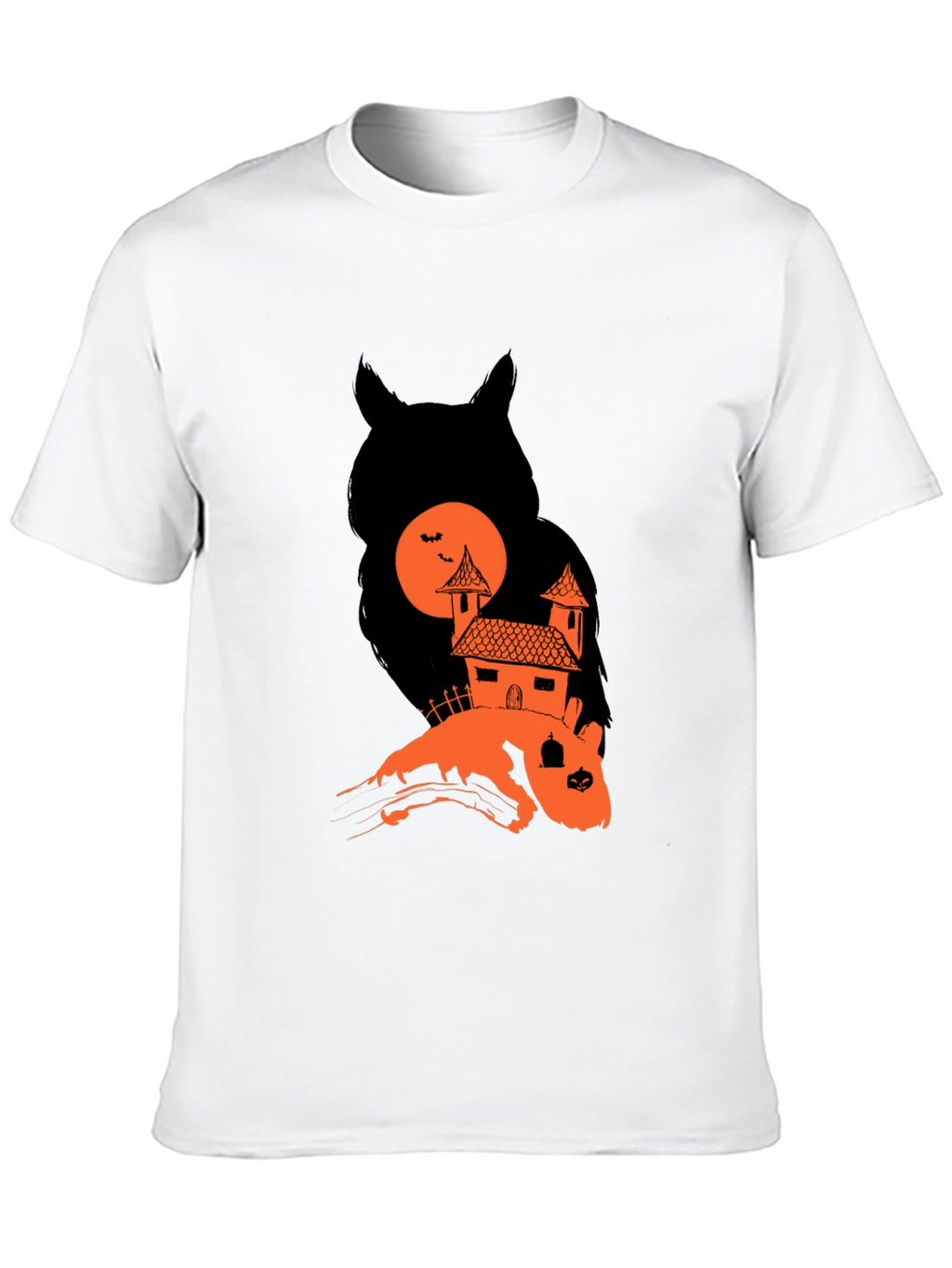 Spooky Owl House Halloween Graphic Tee