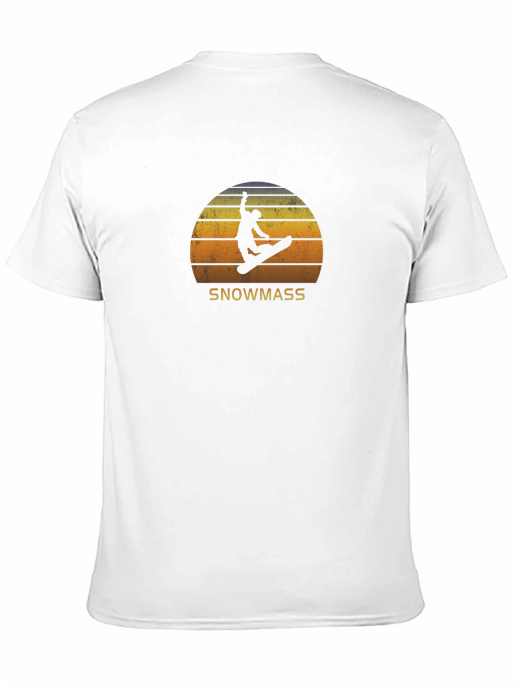 Snowmass Retro Sunset T-Shirt - Snowboarding Style