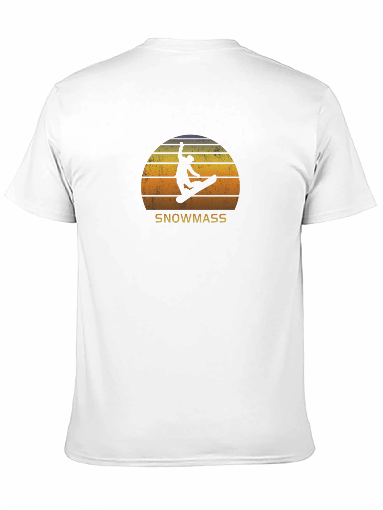 Snowmass Retro Sunset T-Shirt - Snowboarding Style