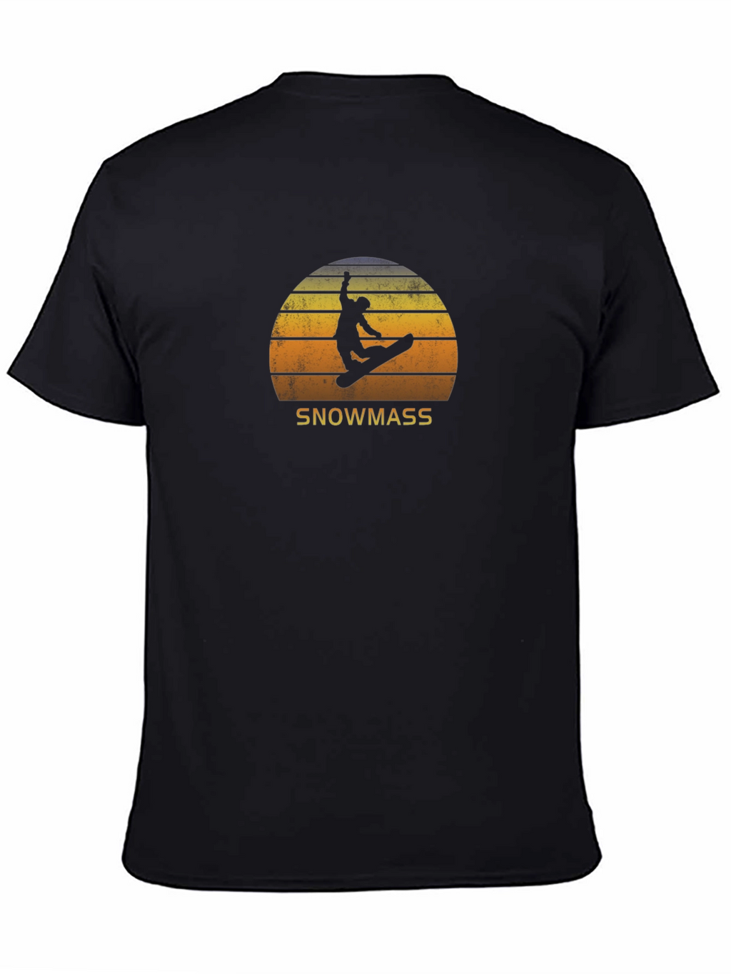 Snowmass Retro Sunset T-Shirt - Snowboarding Style