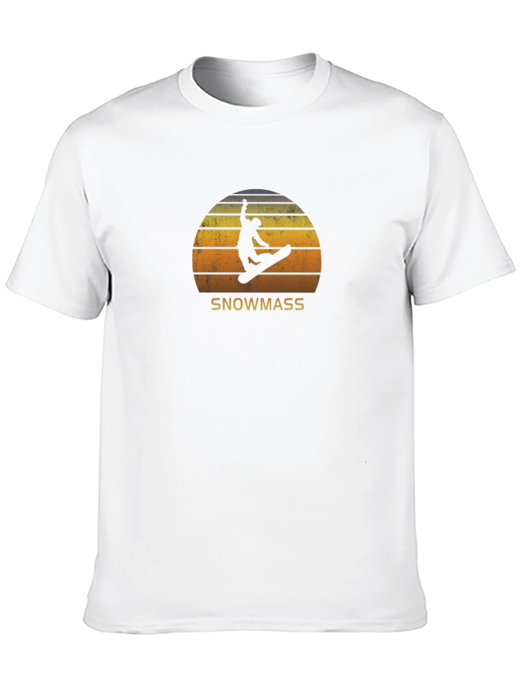 Snowmass Retro Sunset T-Shirt - Snowboarding Style