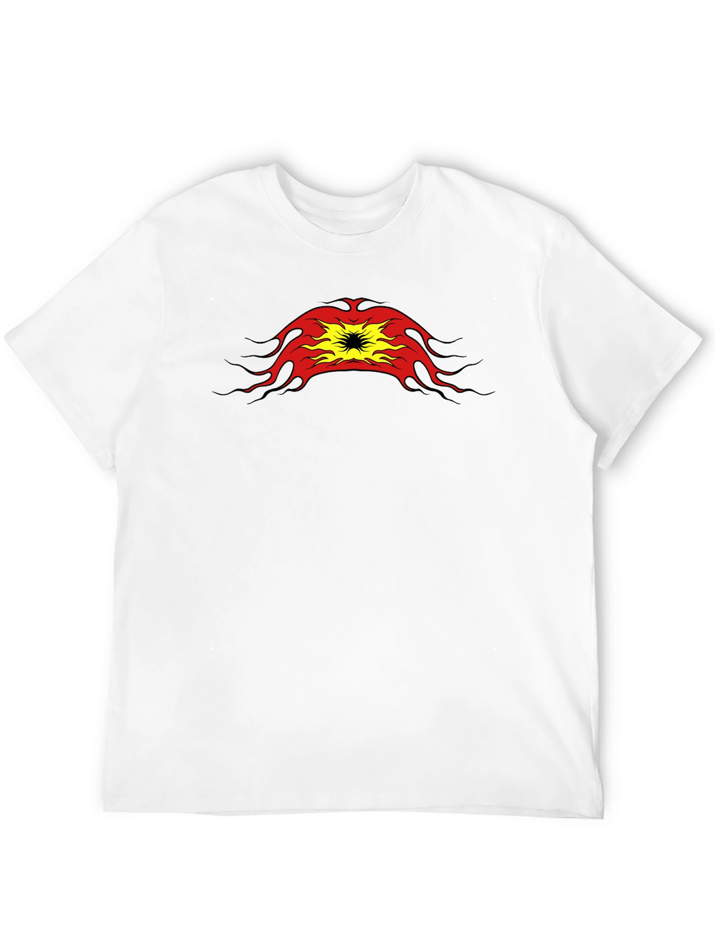 Flame Graphic Black T-Shirt - Bold & Stylish
