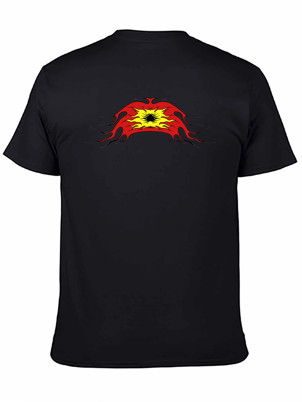 Flame Graphic Black T-Shirt - Bold & Stylish