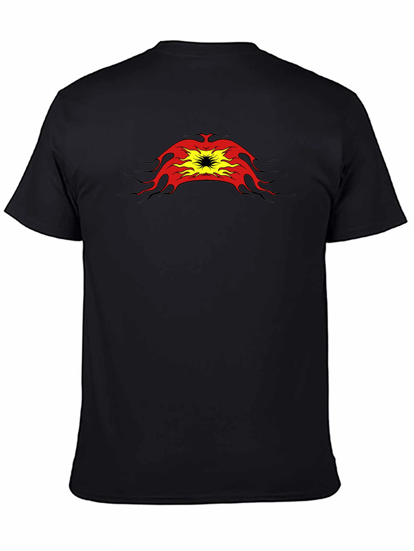 Flame Graphic Black T-Shirt - Bold & Stylish