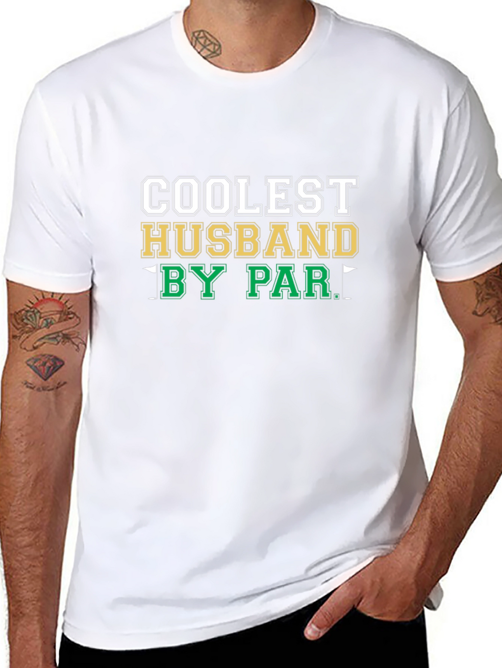 Coolest Husband By Par T-Shirt | Golfing Husband Tee