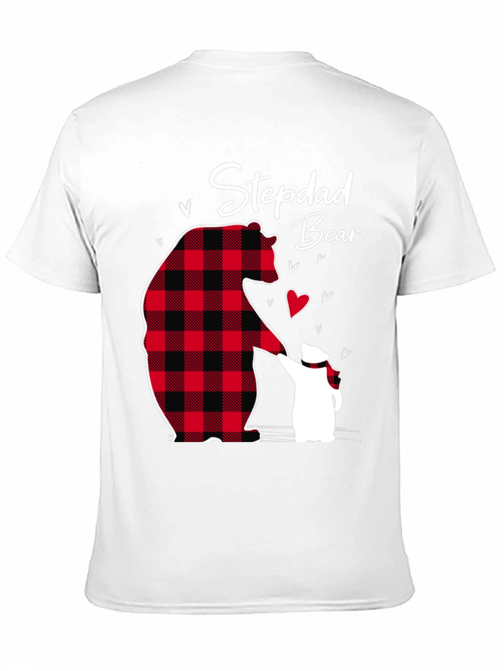 Stepdad Bear Graphic T-Shirt Fathers Day Gift