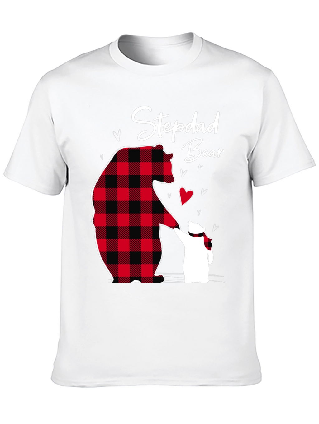 Stepdad Bear Graphic T-Shirt Fathers Day Gift