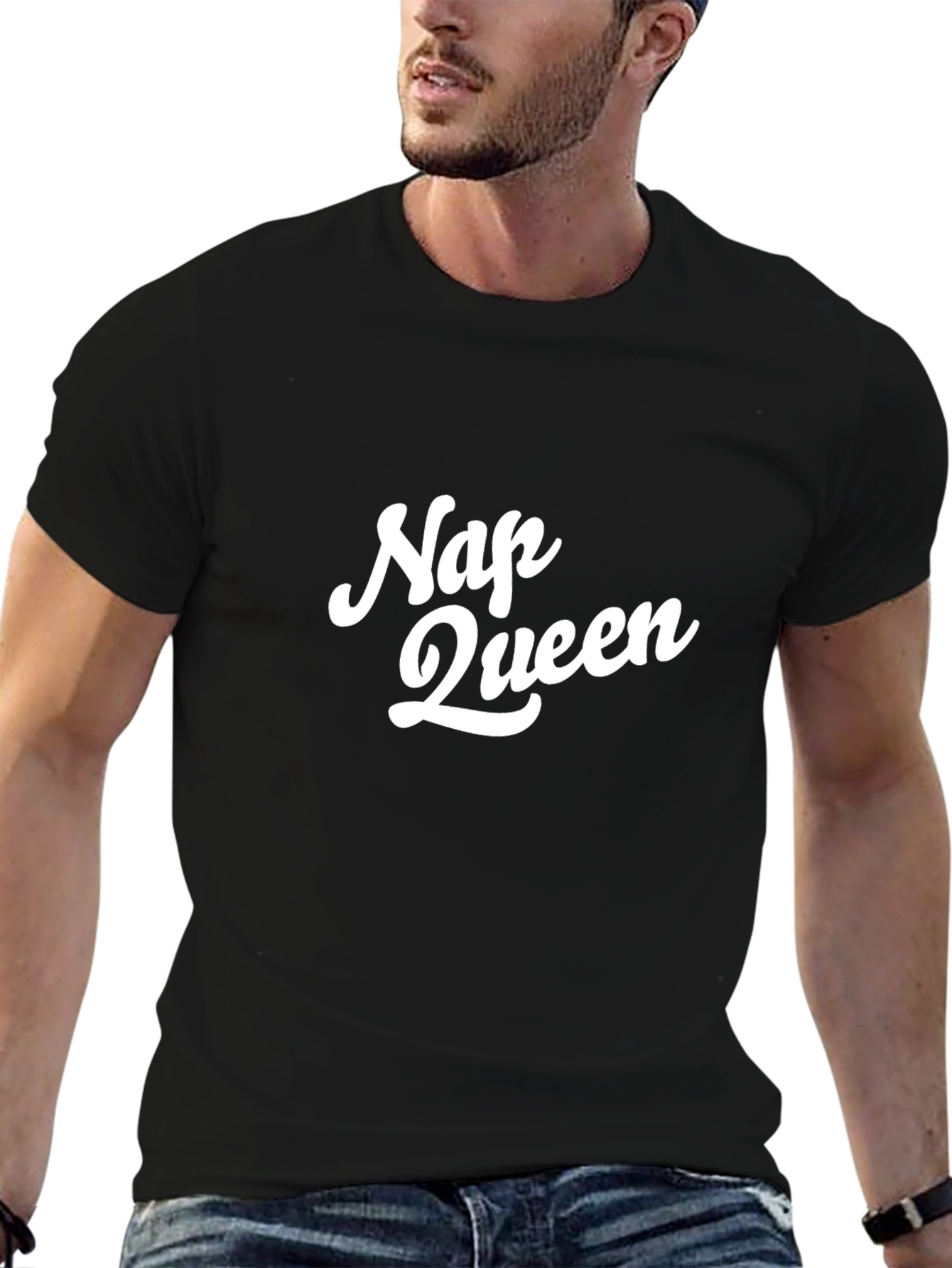 Nap Queen Black Graphic T-Shirt