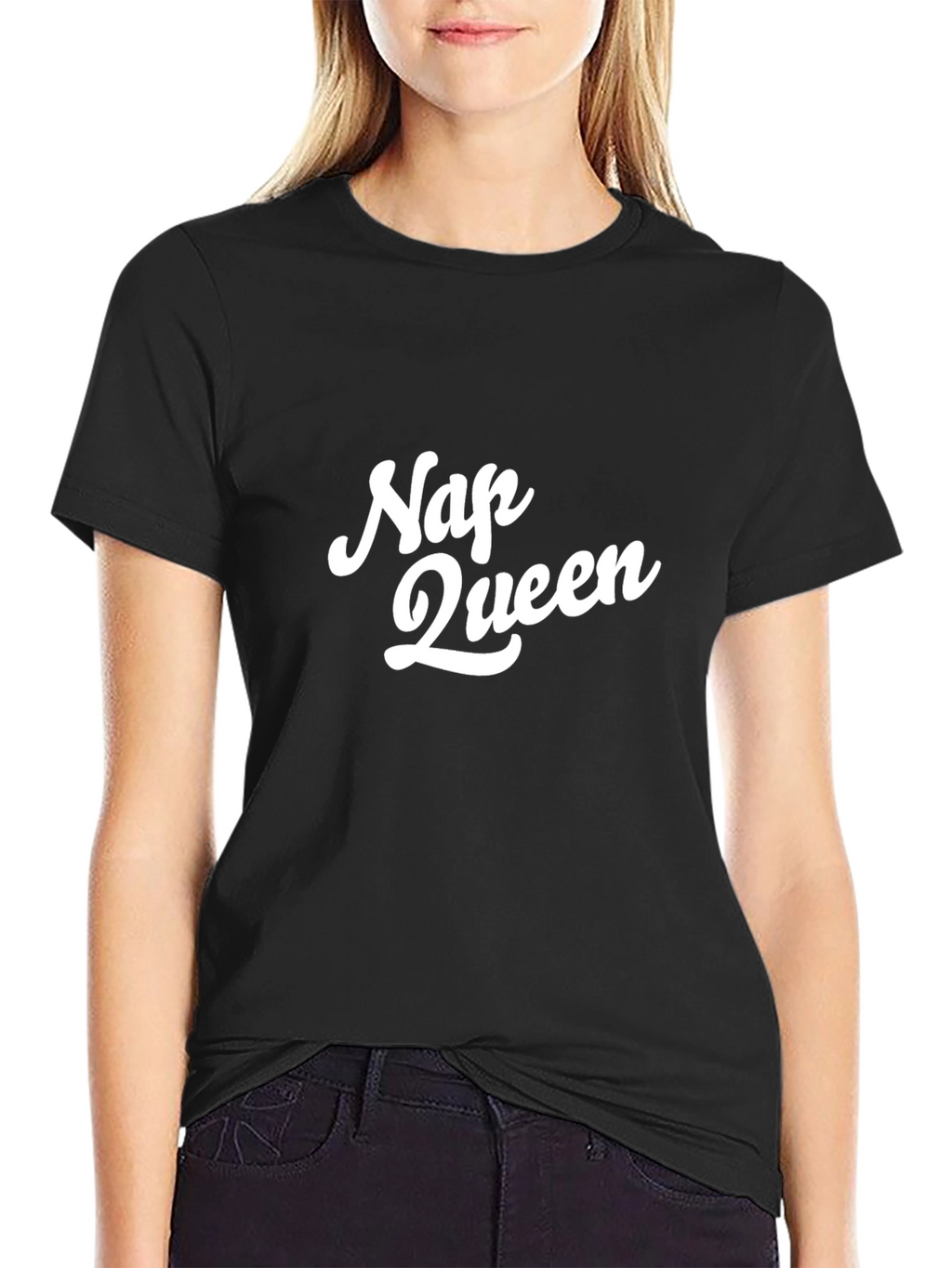 Nap Queen Black Graphic T-Shirt