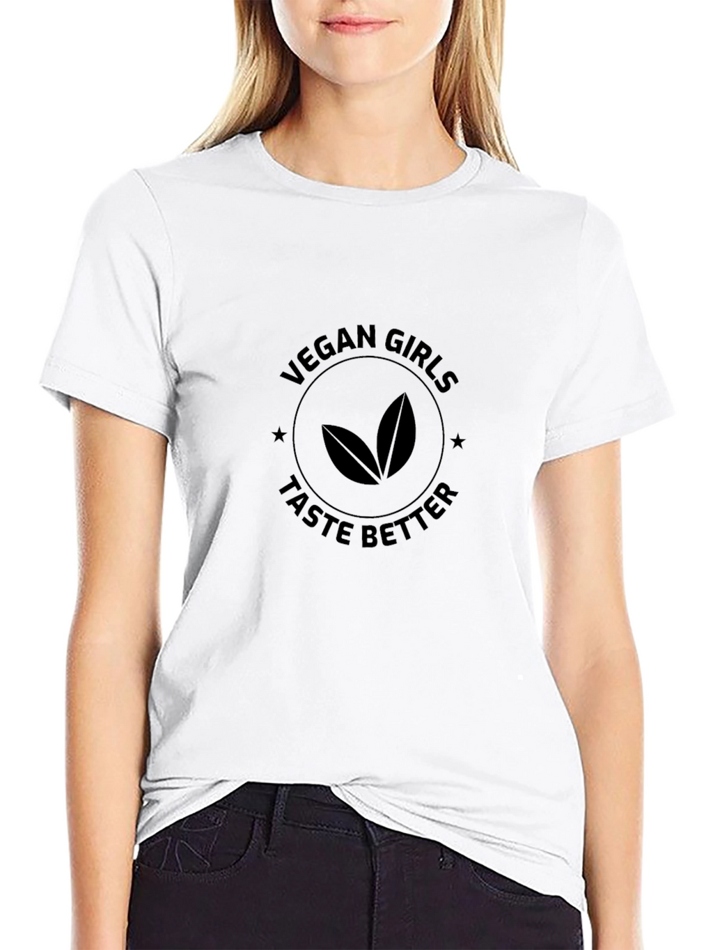 Vegan Girls Taste Better Graphic T-Shirt
