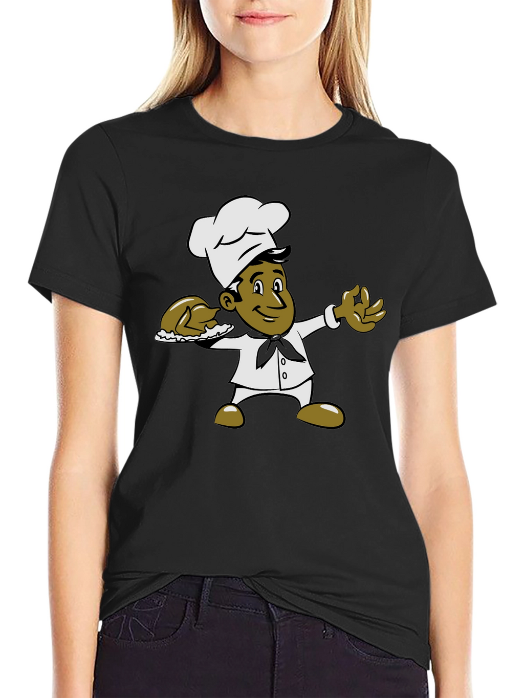Chef Graphic Black T-Shirt